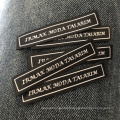 Custom low  minimum  Brand Logo Clothing/ bag/garment care woven label tags